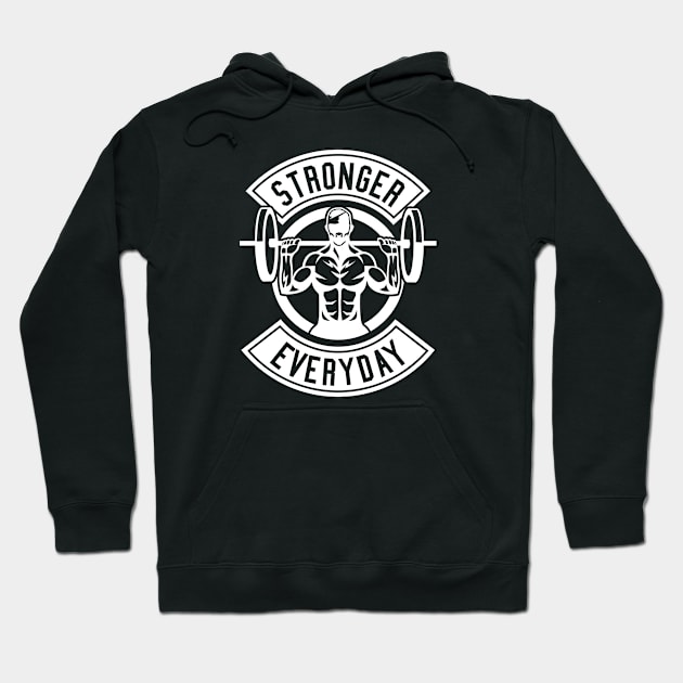 Stronger Everyday Hoodie by Rebus28